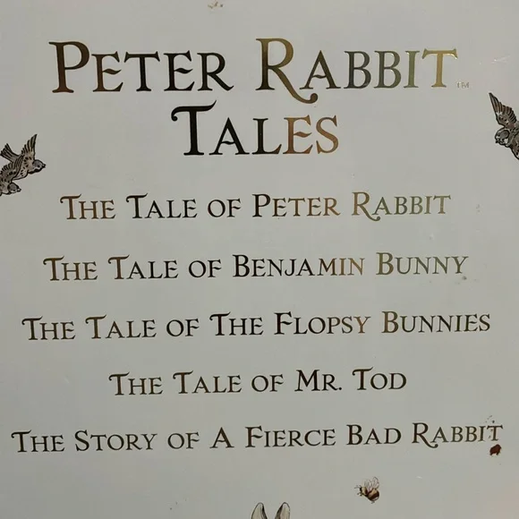 Vtg.  1998 Favorite Tales from Beatrix Potter Boxed Set & 9” Plush - Picture 9 of 16